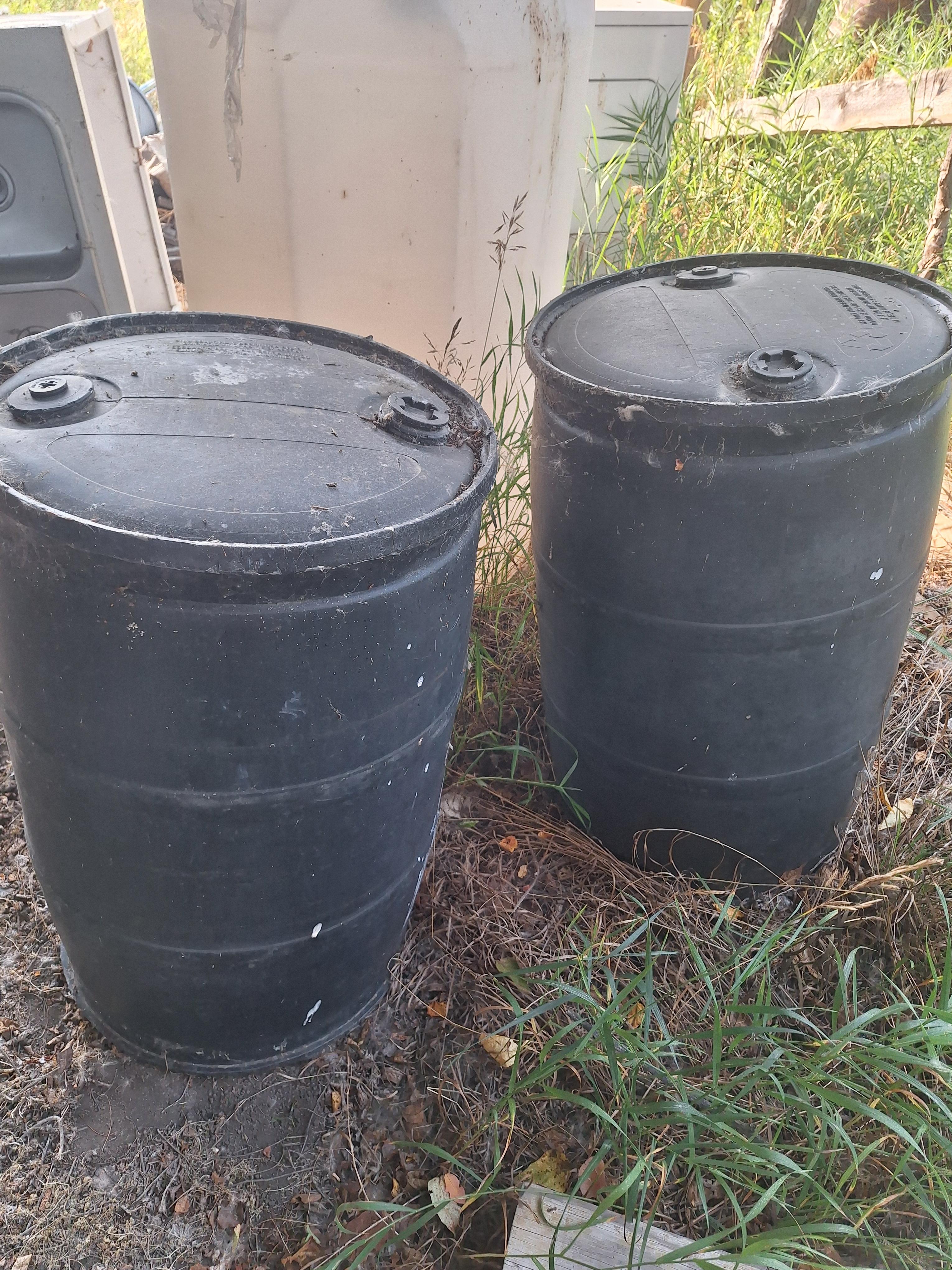 Photo of 2 barrels used for  diesel