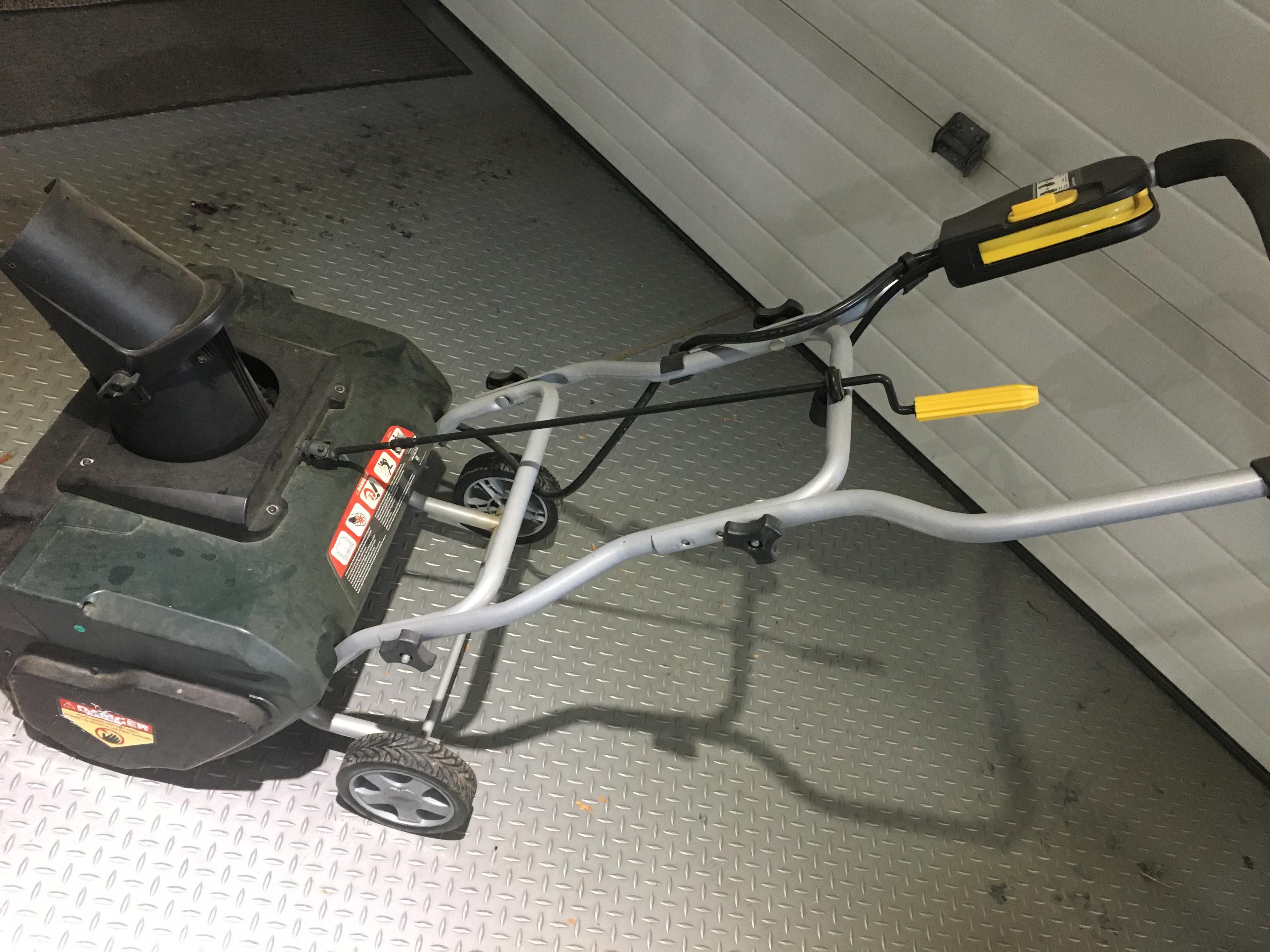 Photo of Corded snowblower