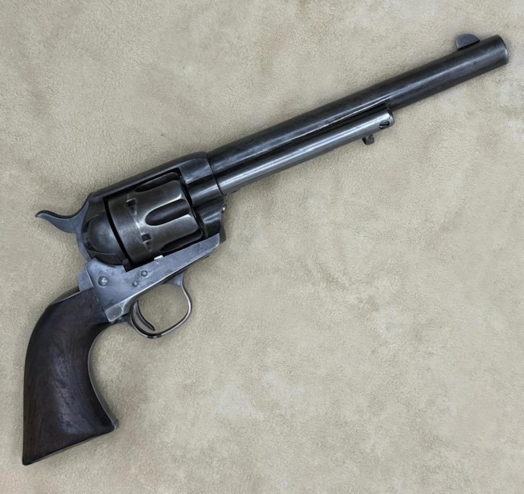 Photo of 1884 colt peacemaker Revolver. 