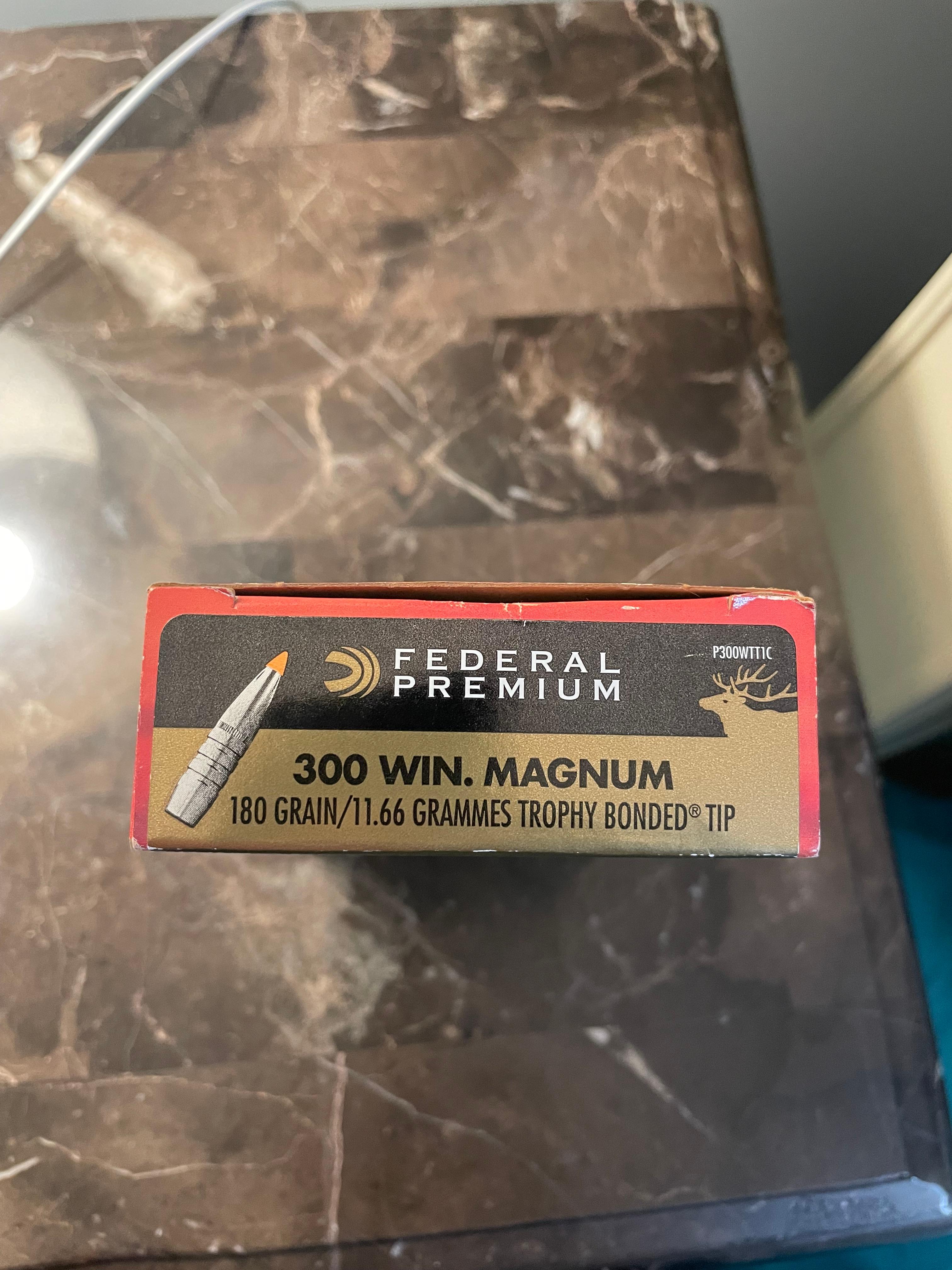 Photo of Federal Premium bonded tip 300 win mag ammo