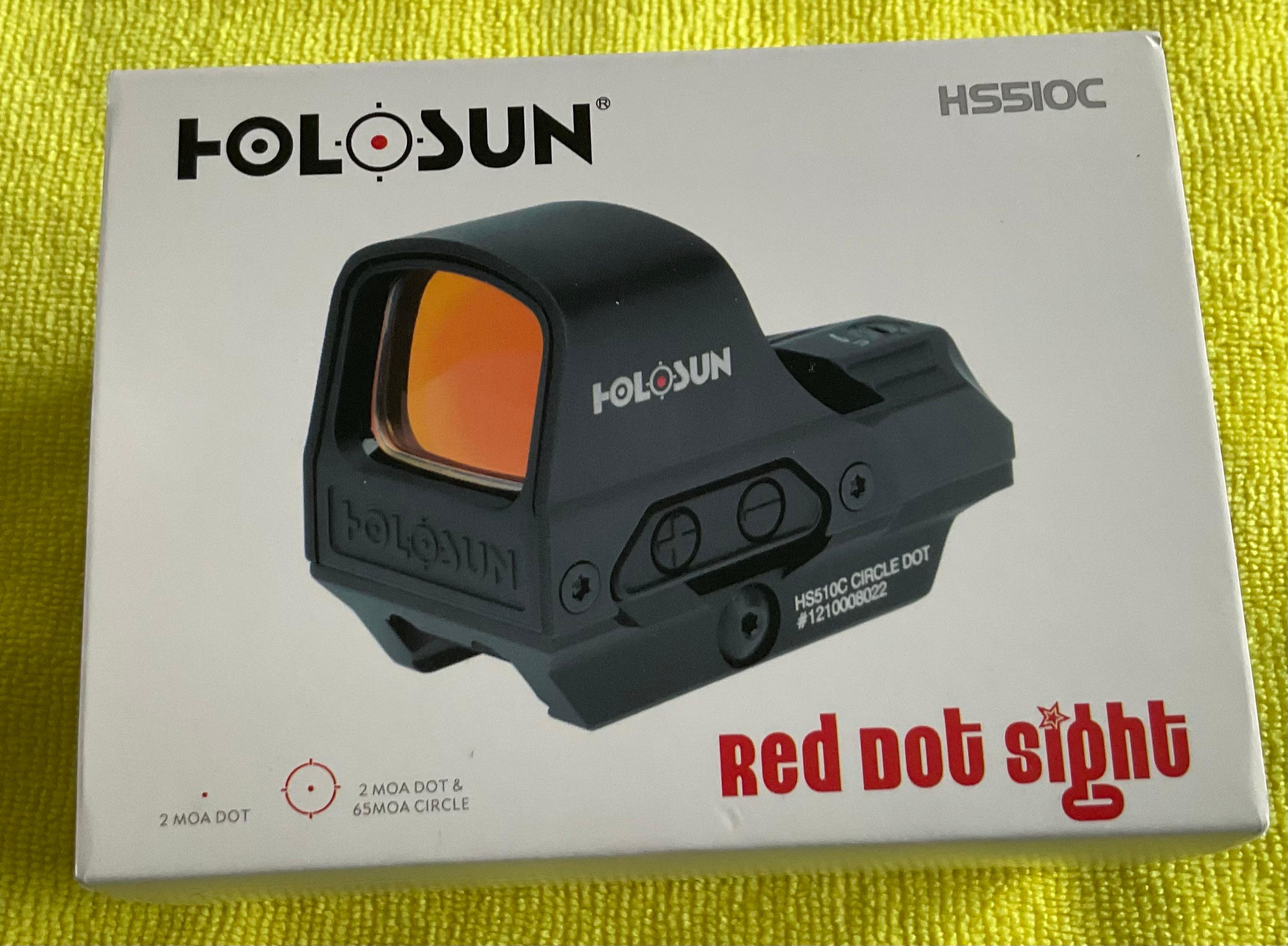 Photo of Holosun HS510C, red dot sight, 2 MOA