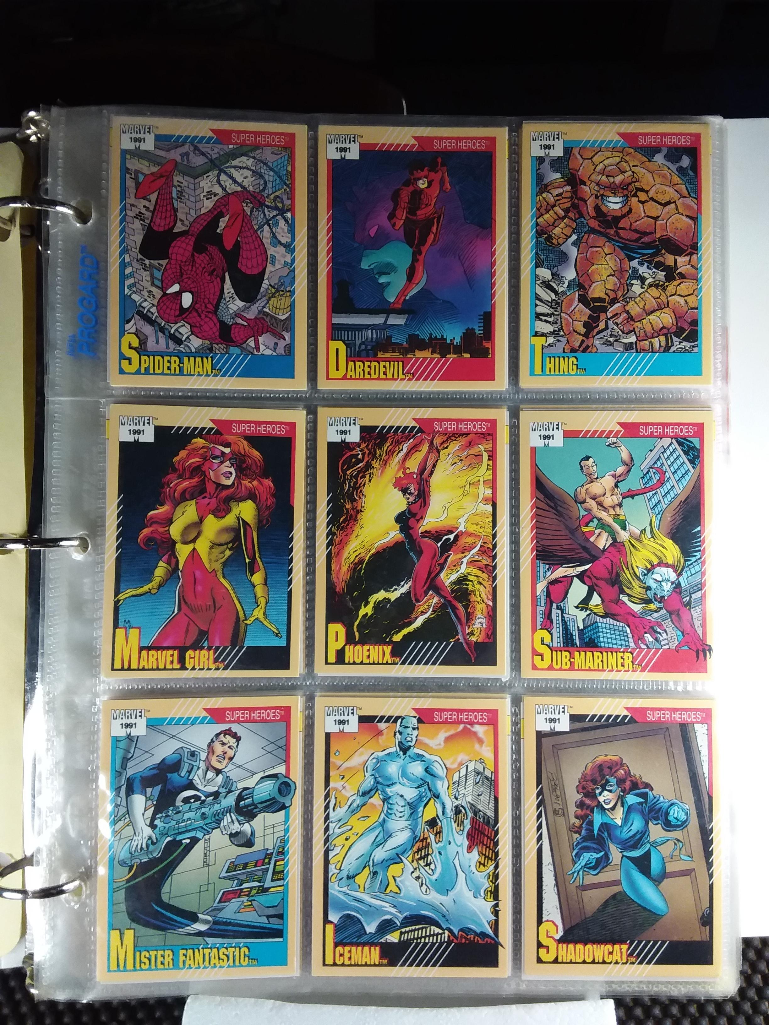 Photo of Marvel Comics Collector Cards