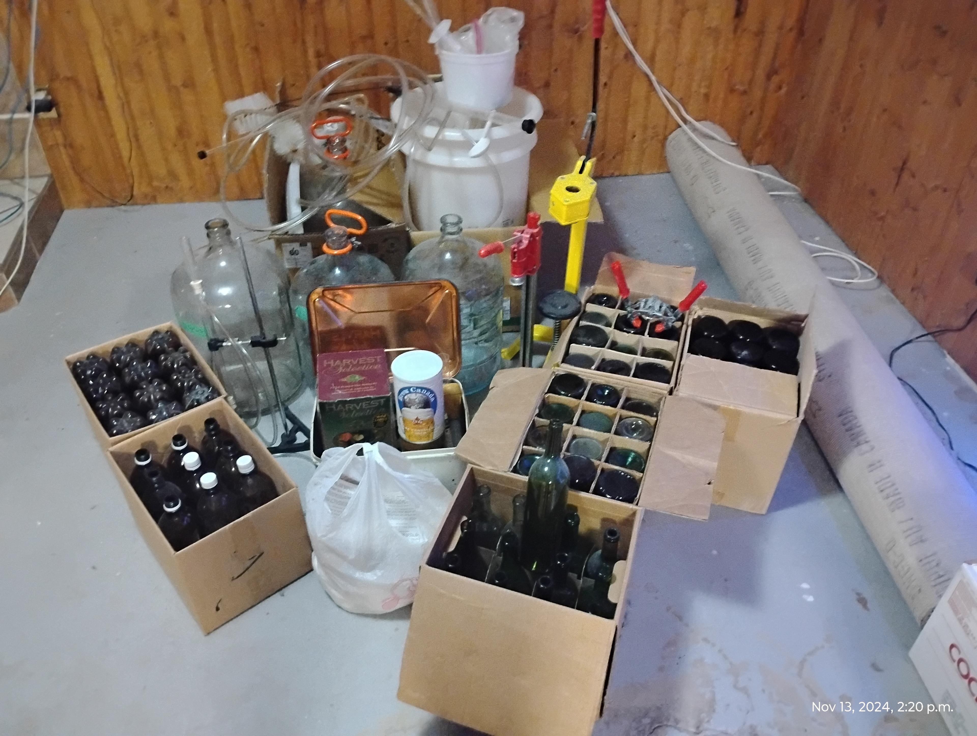 Photo of beer and winemaking supplies