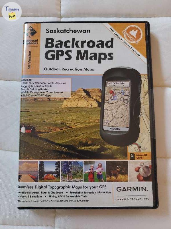 Photo of GPS backroads map books 