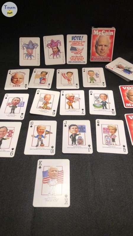 Photo of Deck of Regan McCain Clinton funny 2008 Presidential Playing Cards