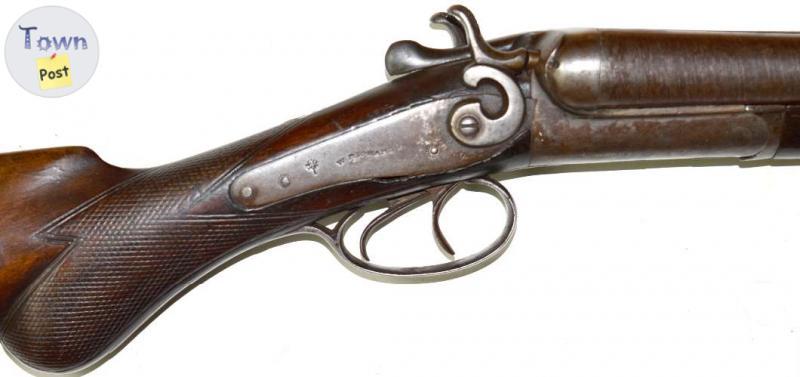 Photo of W. Richards – Double Barrel Hammer Shotgun – 12GA