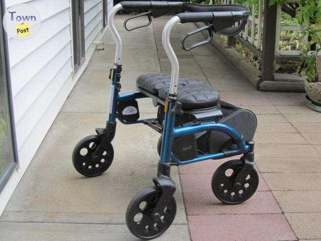 Photo of NEAR NEW EVOLUTION XPRESSO MINI ZERO ROLLATOR WALKER FOR SALE