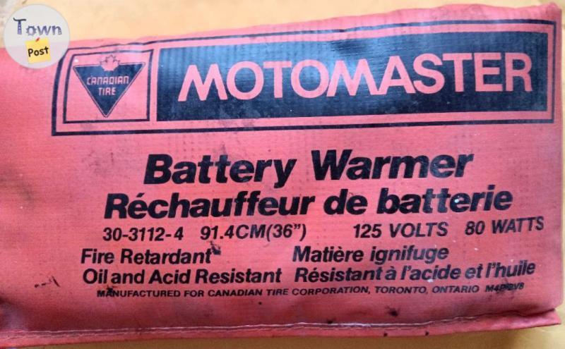 Photo of MotoMaster battery blanket/warmer