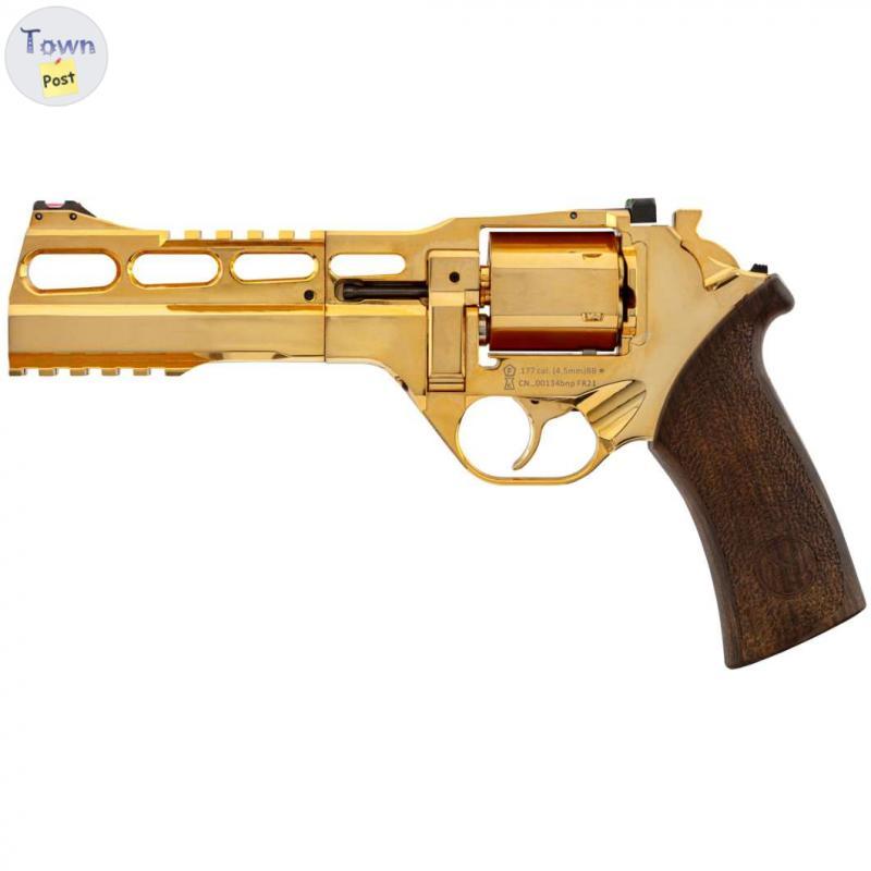 Photo of CHIAPPA RHINO REVOLVER 60DS 4,5BB CO2 GOLD MED Limted 1 out of 500 $380