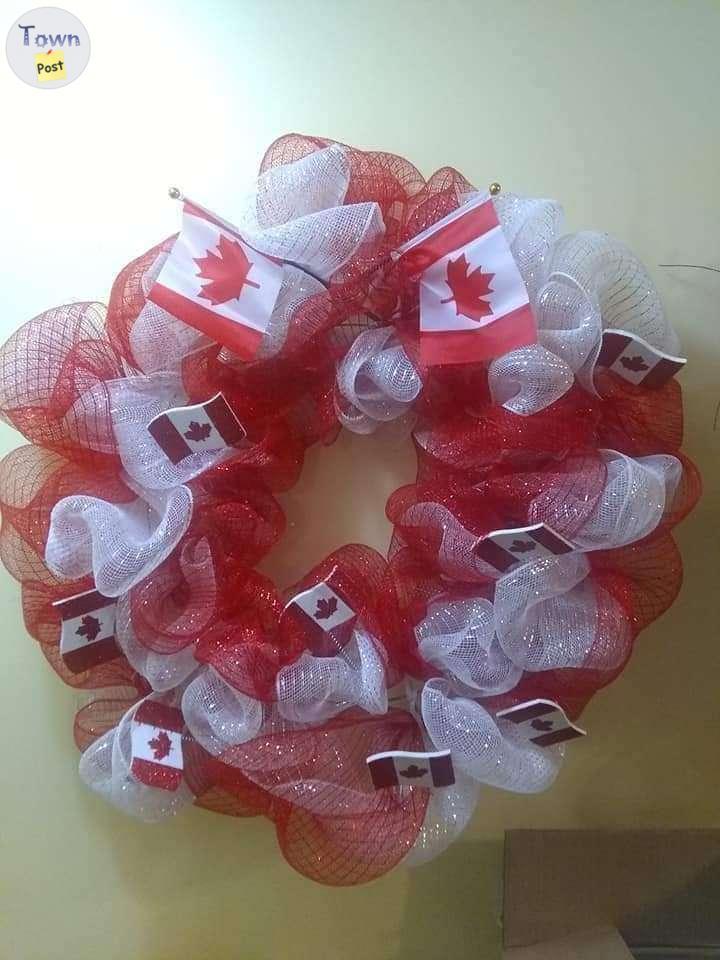 Photo of Canada Day wreath 