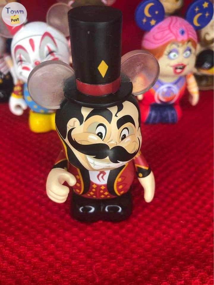 Photo of Vinylmation Disney Under the Big Top series figures $15 each