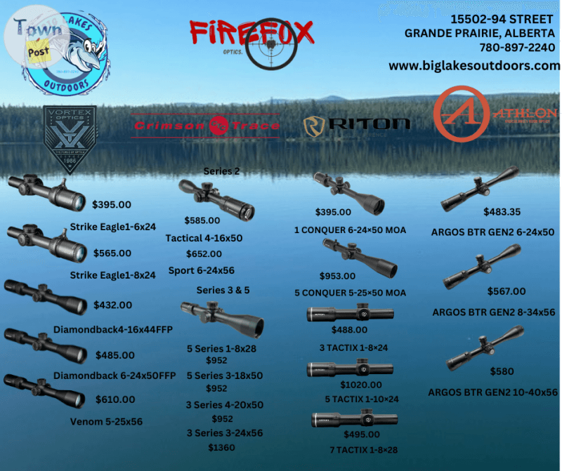 Photo of Vortex/Riton/Athlon Scopes 