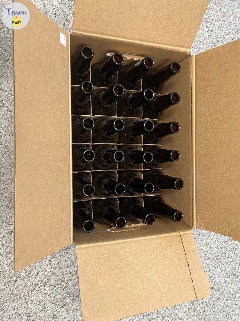 Photo of Home Brewing beer bottles 