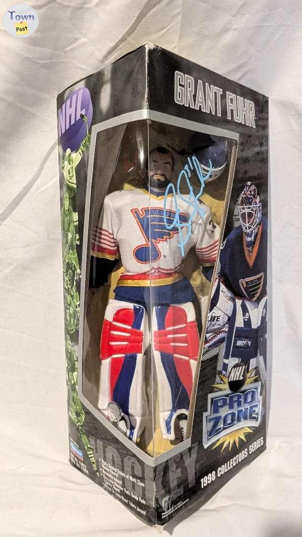 Photo of Grant Fuhr Signed Figure with COA