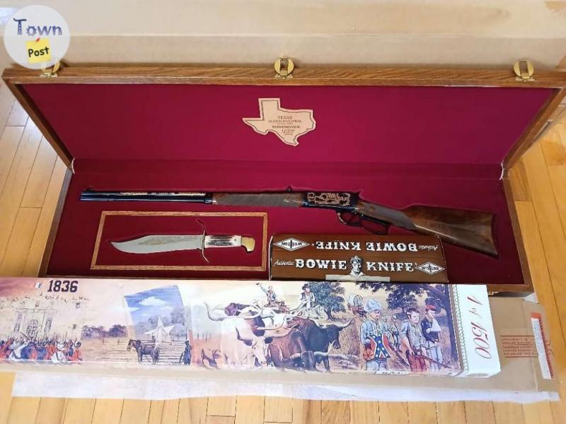 Photo of Winchester Texas Sesquicentennial Rifle Commemorative 38-55 Win