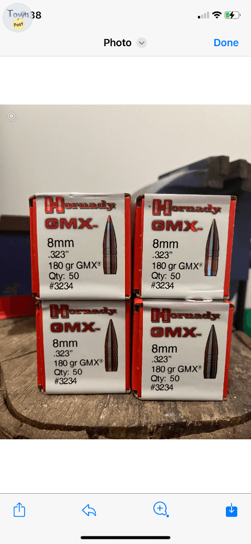 Photo of Hornady 8mm 180 grain