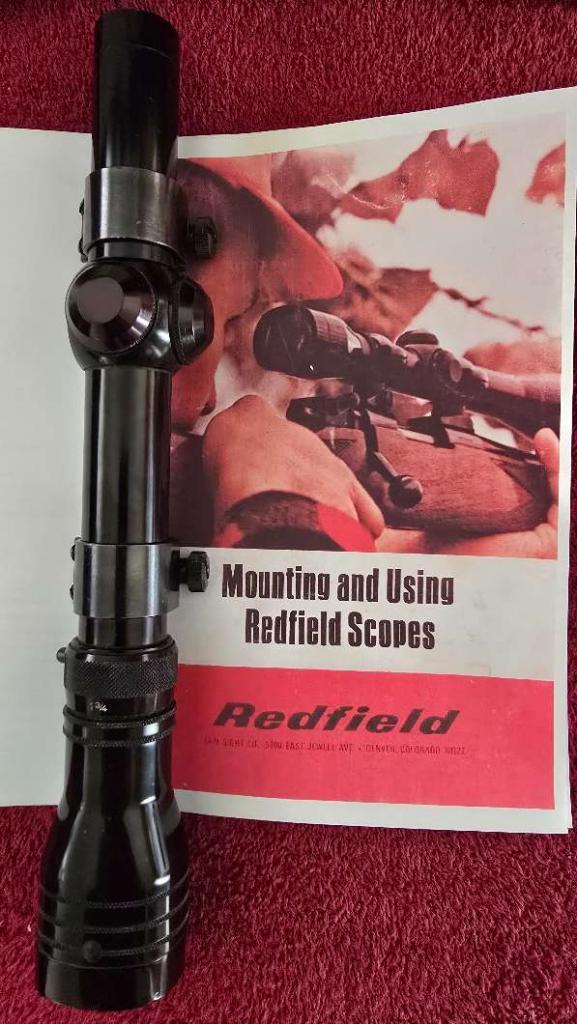 Photo of REDFIELD USA 13/4-5X WIDESCREEN VINTAGE RIFLE SCOPE