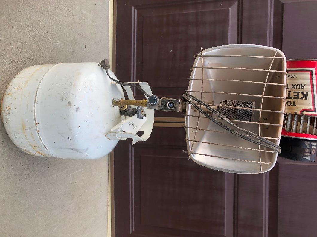 Photo of Heater fits on Propane Bottle